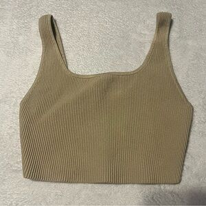 Babaton ribbed crop top
